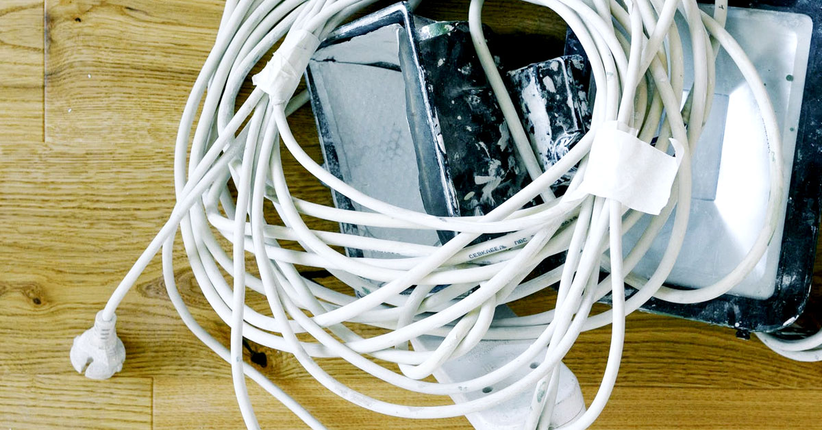 Organize Electrical Cords: Eliminating Hazards and Clutter